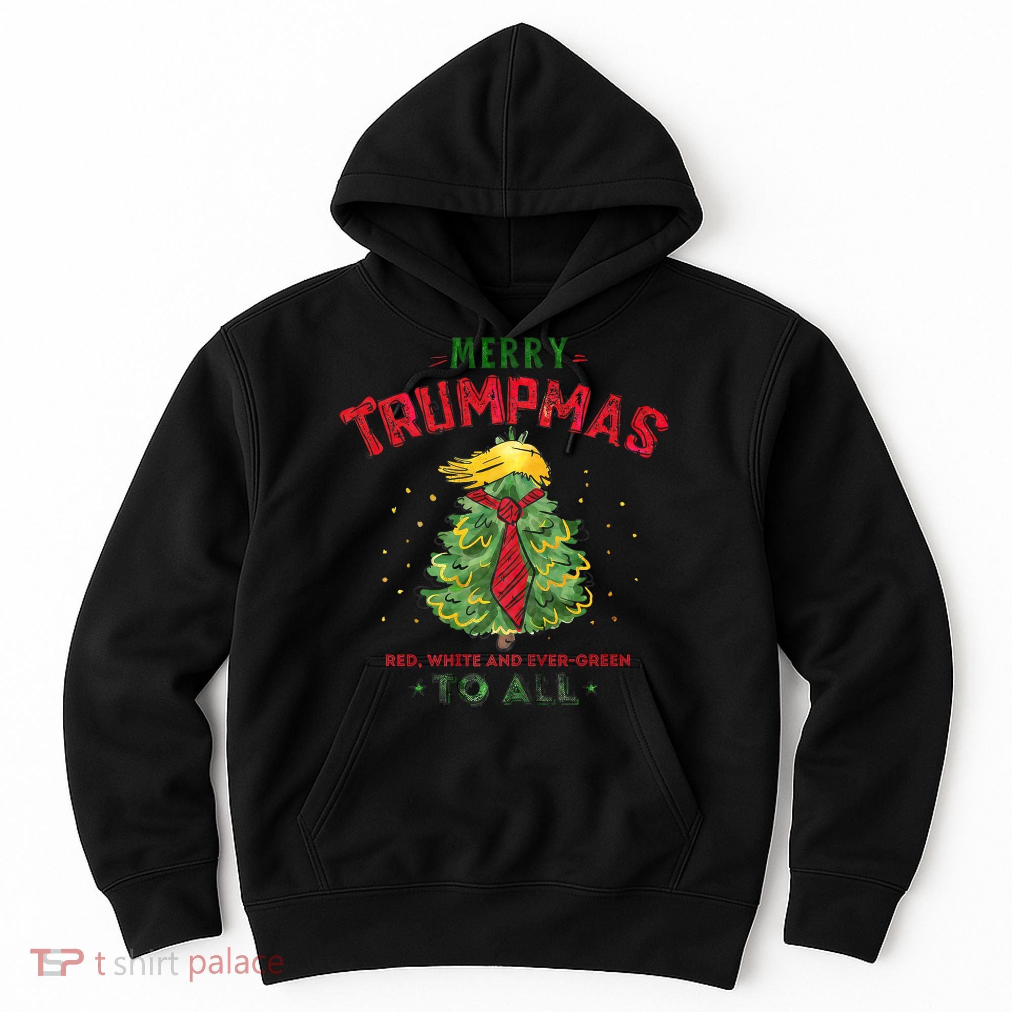 Merry Trumpmas Santa Trump Christmas Hoodie