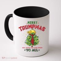 Merry Trumpmas Santa Trump Christmas Coffee Mug thumb 0