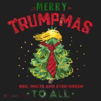 Merry Trumpmas Santa Trump Christmas Beanie thumb 2