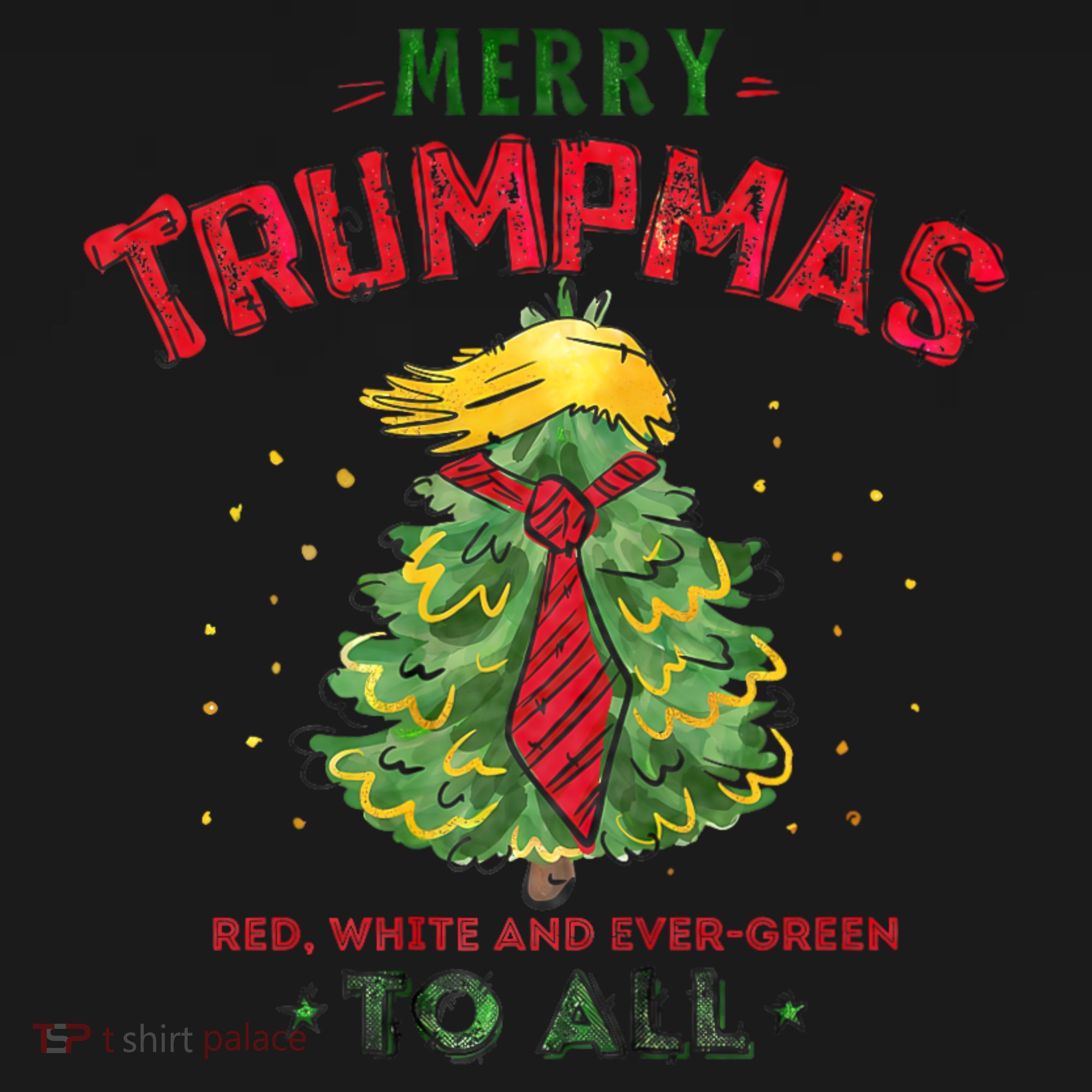 Merry Trumpmas Santa Trump Christmas Women's Hoodie