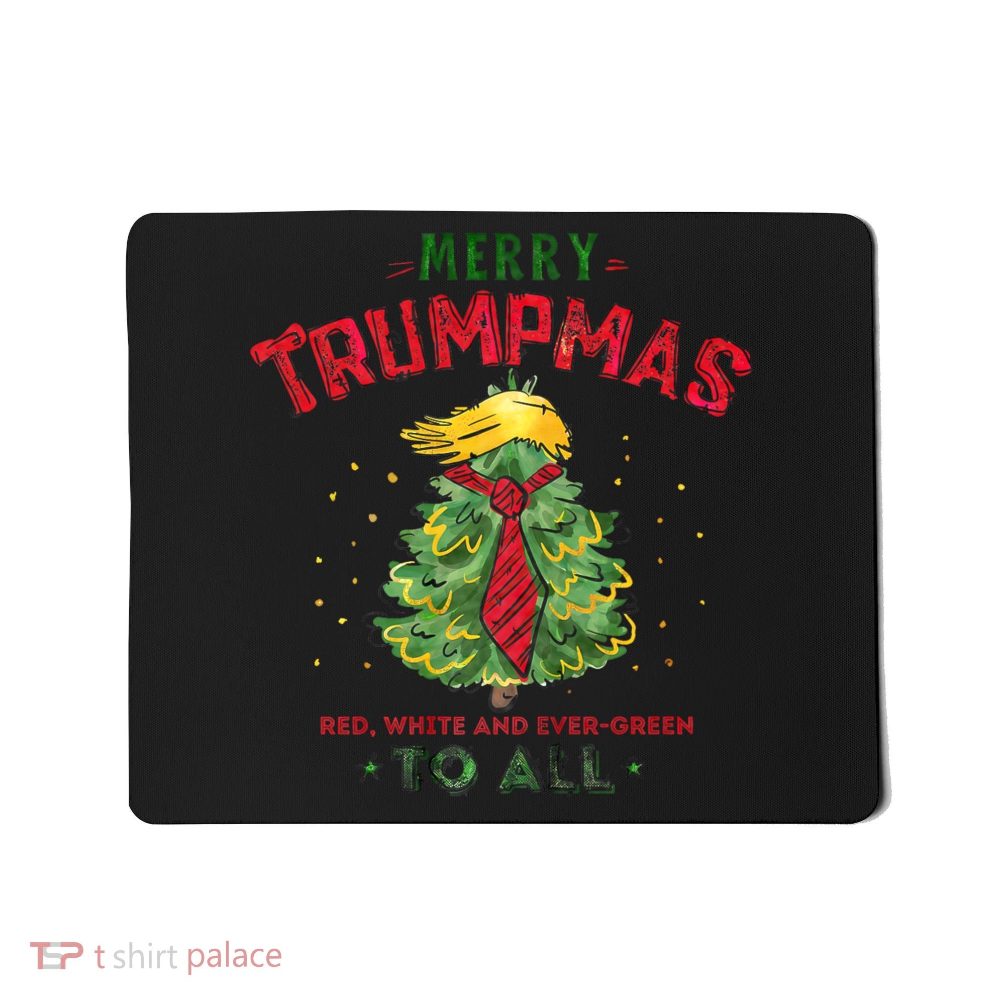 Merry Trumpmas Santa Trump Christmas Mousepad