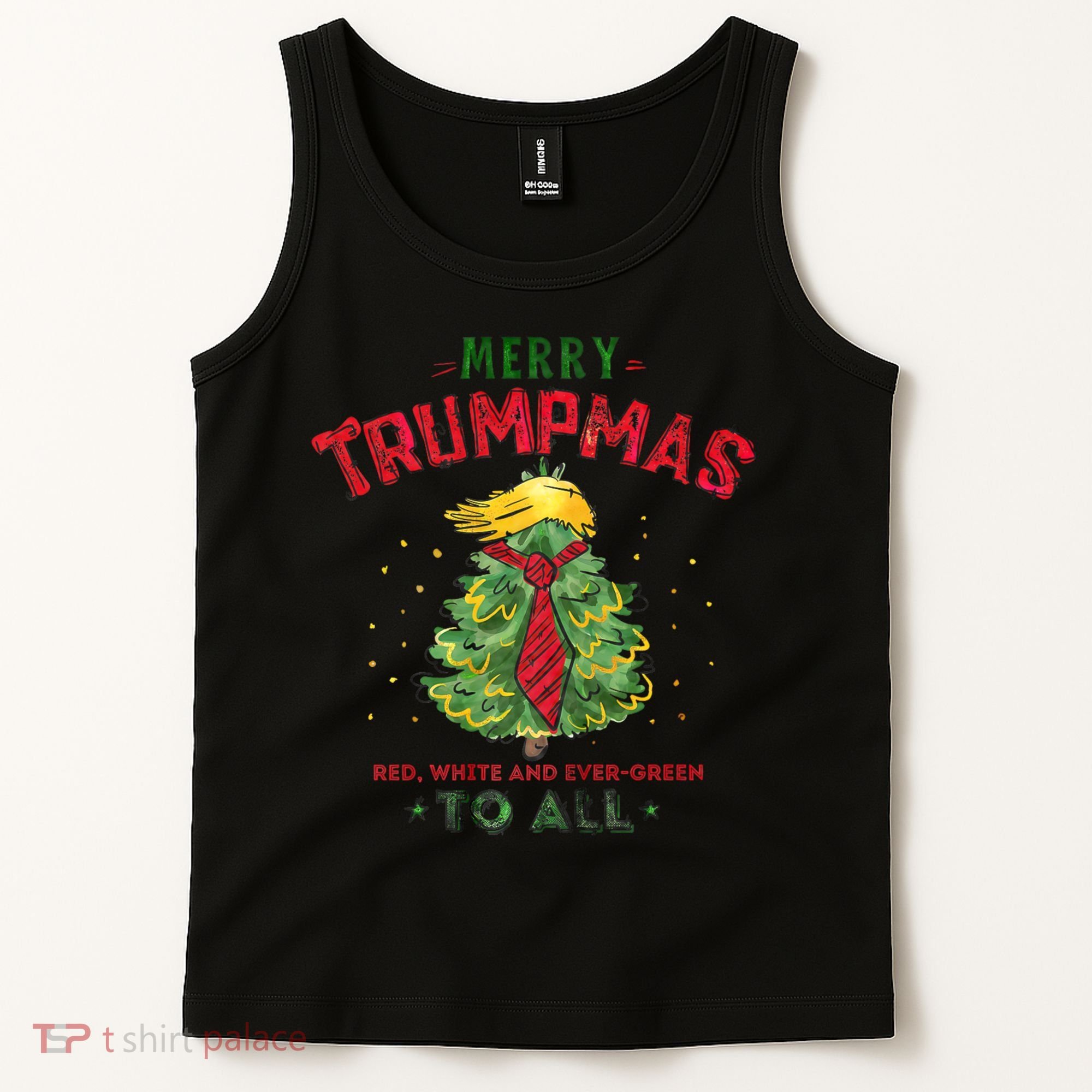 Merry Trumpmas Santa Trump Christmas Tank Top