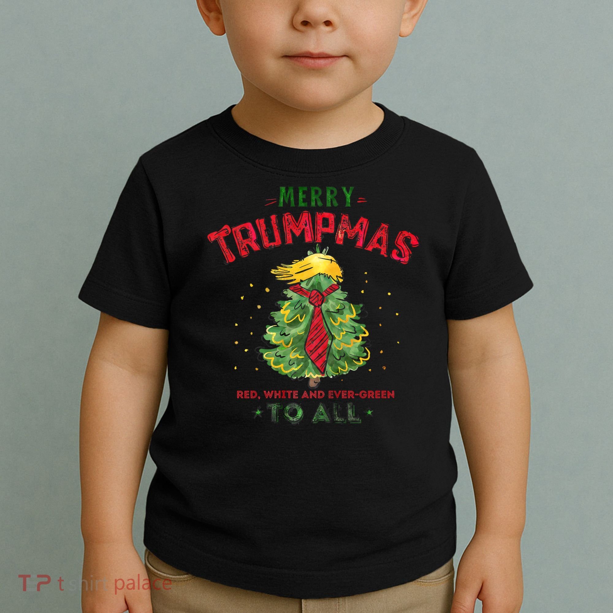 Merry Trumpmas Santa Trump Christmas Toddler T-Shirt