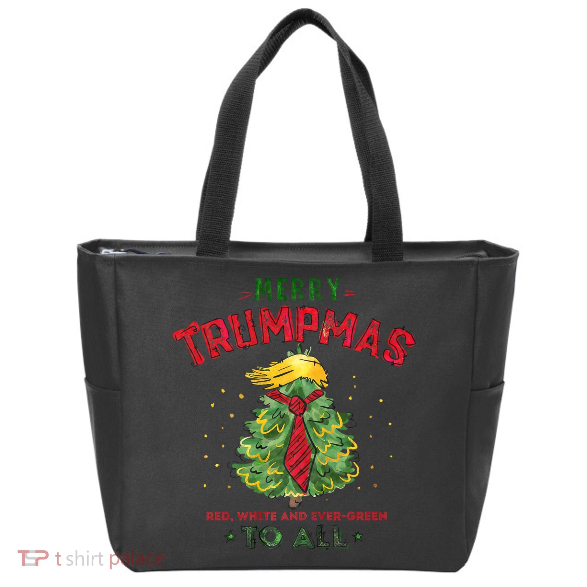 Merry Trumpmas Santa Trump Christmas Tote Bag