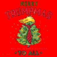 Merry Trumpmas Santa Trump Christmas Santa Hat thumb 1