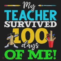 My Teacher Survived 100 Days Of Me Dab 100 Days Of School Hat thumb 2