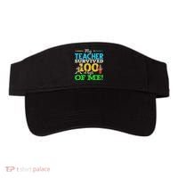 My Teacher Survived 100 Days Of Me Dab 100 Days Of School Visor thumb 0