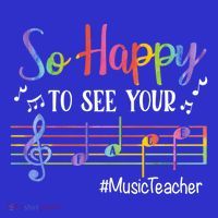 Music Teacher So Happy To See Your Face Back To School Funny Cute Gift Mousepad thumb 1
