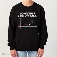 Math Teacher Sometimes I Go Off On A Tangent Women's Sweatshirt thumb 0