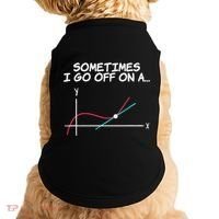 Math Teacher Sometimes I Go Off On A Tangent Doggie Tank thumb 0