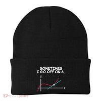 Math Teacher Sometimes I Go Off On A Tangent Beanie thumb 0