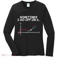 Math Teacher Sometimes I Go Off On A Tangent Women's Long Sleeve Shirt thumb 0