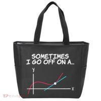 Math Teacher Sometimes I Go Off On A Tangent Tote Bag thumb 0