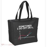 Math Teacher Sometimes I Go Off On A Tangent Tote Bag thumb 2