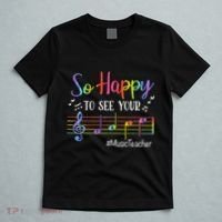 Music Teacher So Happy To See Your Face Back To School Funny T-Shirt thumb 5