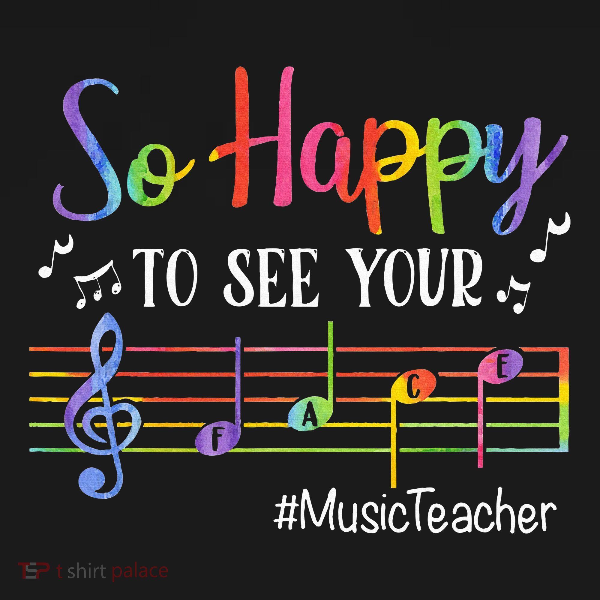 Music Teacher So Happy To See Your Face Back To School Funny Women's Tank Top