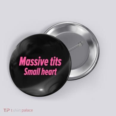 Massive Tits Small Heart Button