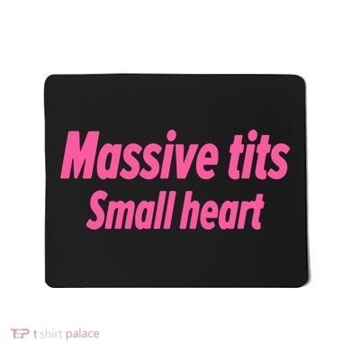 Massive Tits Small Heart Mousepad