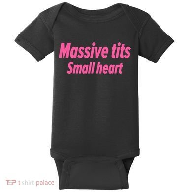 Massive Tits Small Heart Baby Bodysuit