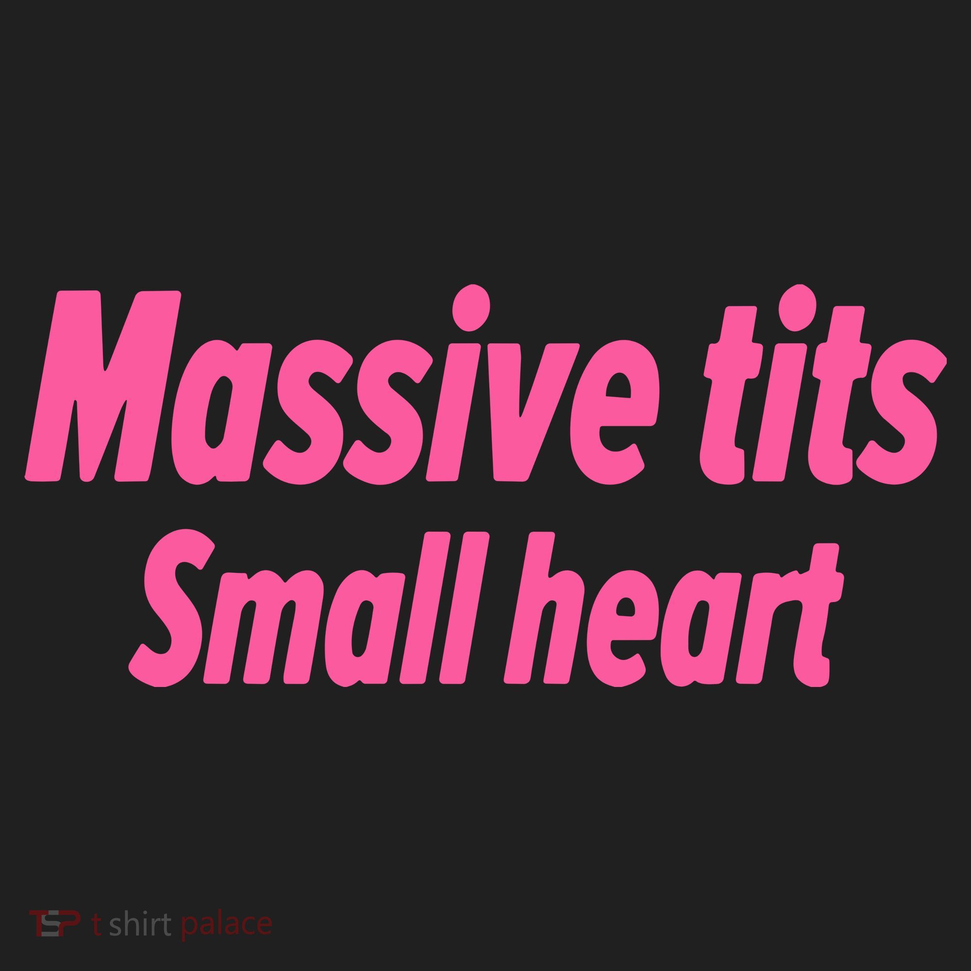 Massive Tits Small Heart Golf Towel