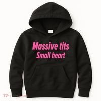 Massive Tits Small Heart Kids Hoodie thumb 0