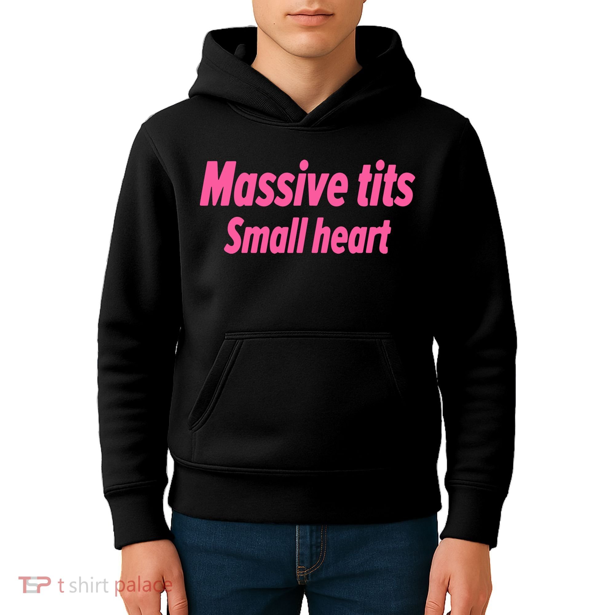 Massive Tits Small Heart Kids Hoodie