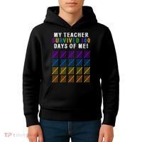 My Teacher Survived 100 Days Of Me Funny Kids Hoodie thumb 4