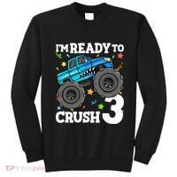 Monster Truck Shark 3rd Birthday Boy 3 Three Sweatshirt thumb 0