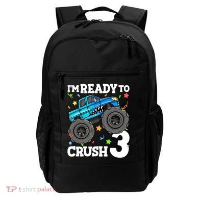 Monster Truck Shark 3rd Birthday Boy 3 Three Backpack