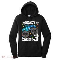 Monster Truck Shark 3rd Birthday Boy 3 Three Women's Hoodie thumb 0