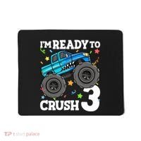 Monster Truck Shark 3rd Birthday Boy 3 Three Mousepad thumb 0
