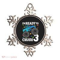 Monster Truck Shark 3rd Birthday Boy 3 Three Ornament thumb 0