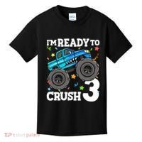 Monster Truck Shark 3rd Birthday Boy 3 Three Kids T-Shirt thumb 0
