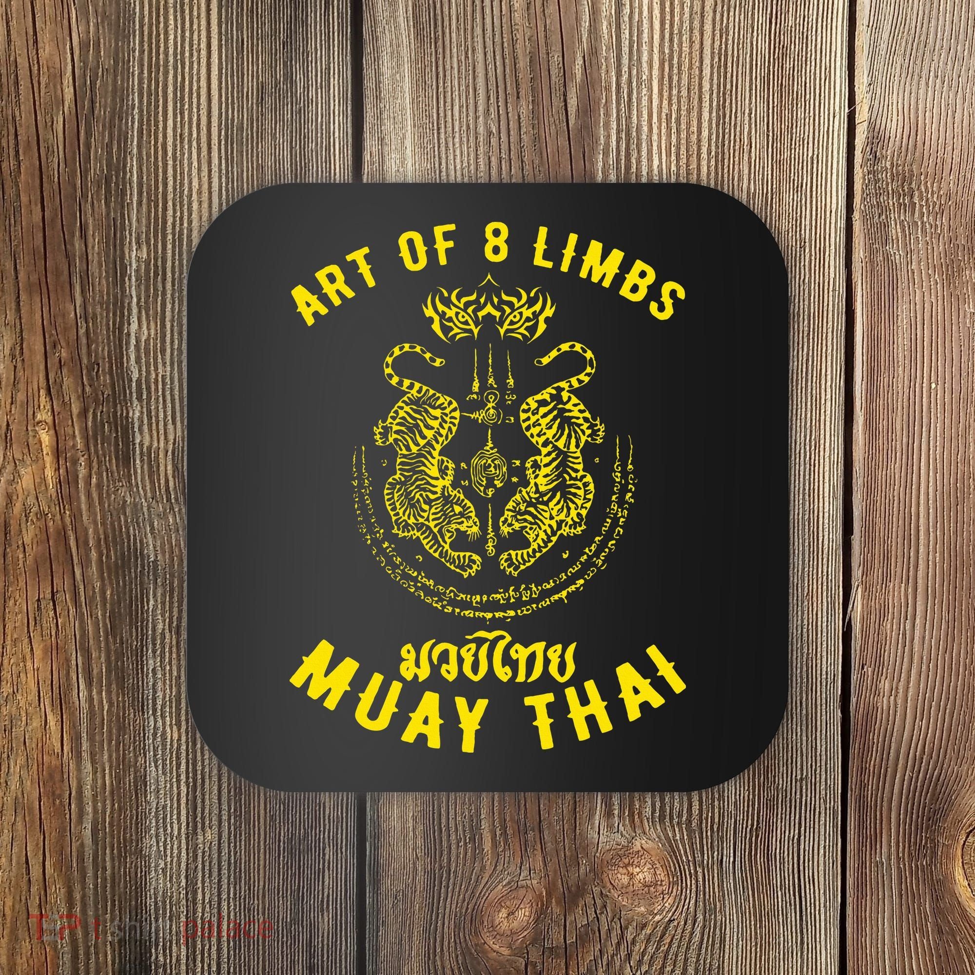 MMA Tiger Street fight Muay Thai Kickboxing  Coaster