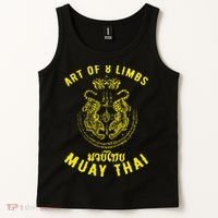 MMA Tiger Street fight Muay Thai Kickboxing  Tank Top thumb 2