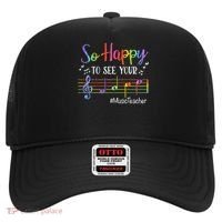 Music Teacher So Happy To See Your Face Back To School Funny Hat thumb 0