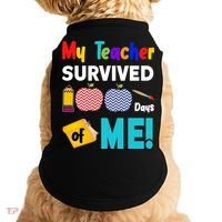 My Teacher Survived 100 Days Of Me Doggie Tank thumb 0