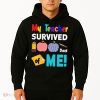 My Teacher Survived 100 Days Of Me Hoodie thumb 2