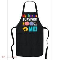 My Teacher Survived 100 Days Of Me Apron thumb 0