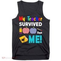 My Teacher Survived 100 Days Of Me Tank Top thumb 0