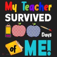 My Teacher Survived 100 Days Of Me Golf Towel thumb 3