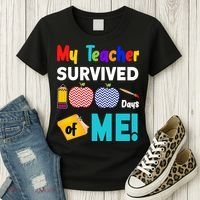 My Teacher Survived 100 Days Of Me Women's T-Shirt thumb 3