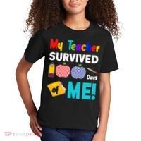 My Teacher Survived 100 Days Of Me Kids T-Shirt thumb 2