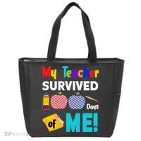 My Teacher Survived 100 Days Of Me Tote Bag thumb 0