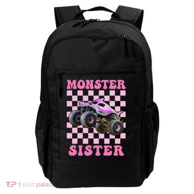Monster Truck Sister Monster Truck Are My Jam Truck Lovers Gift Backpack