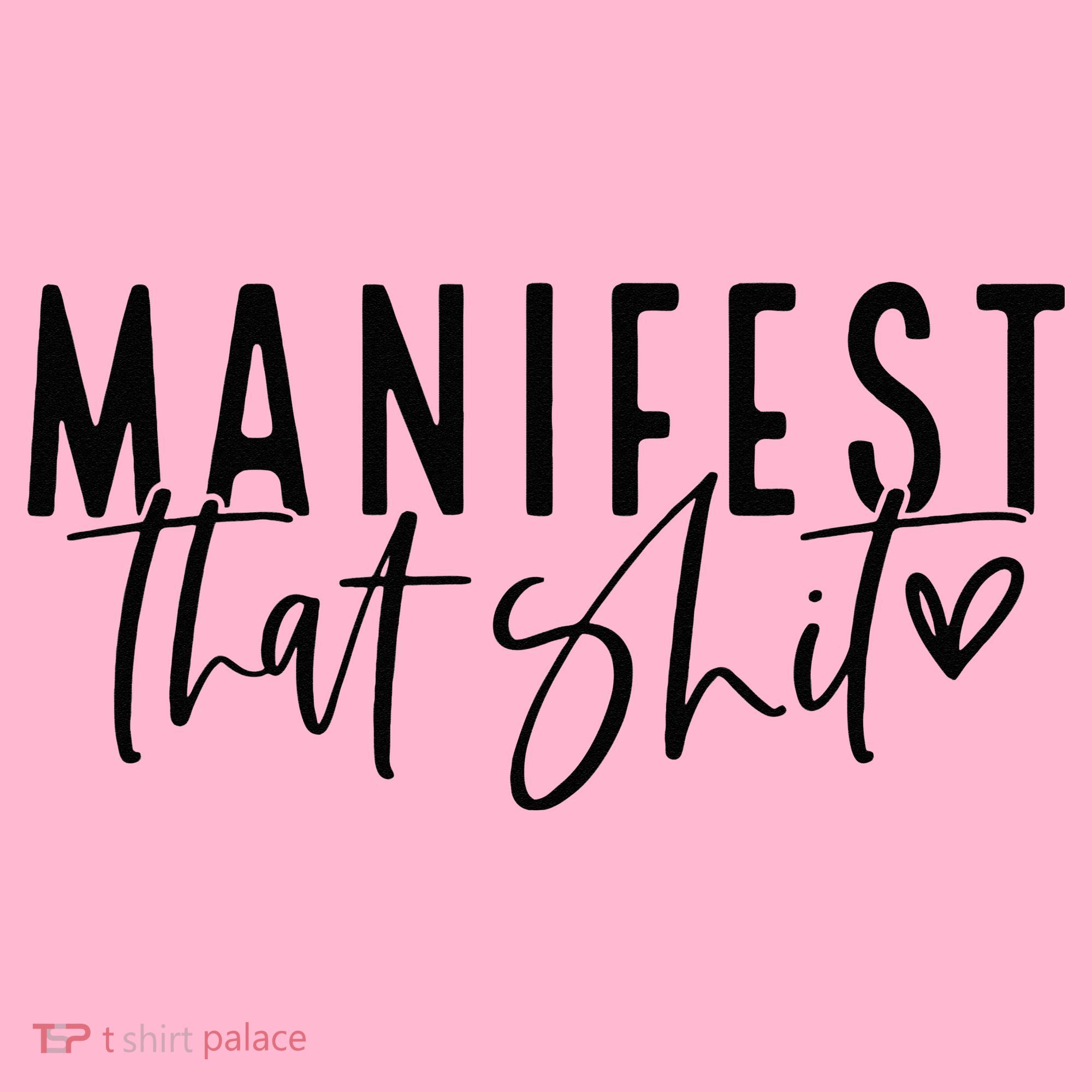 Manifest That Shit Attraction Law Spiritual Yoga Meditation Coaster