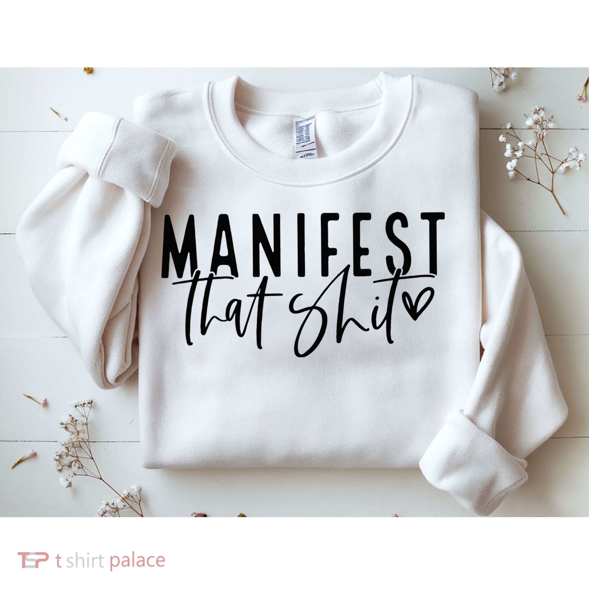 Manifest That Shit Attraction Law Spiritual Yoga Meditation Sweatshirt