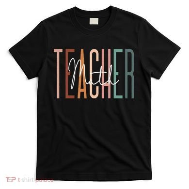 Math Teacher Squad Team Coach Mathematics T-Shirt