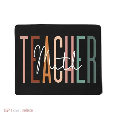 Math Teacher Squad Team Coach Mathematics Mousepad