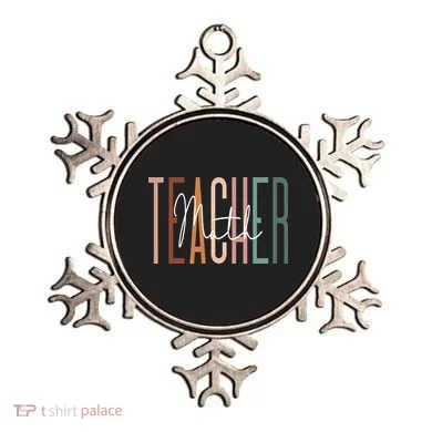 Math Teacher Squad Team Coach Mathematics Ornament